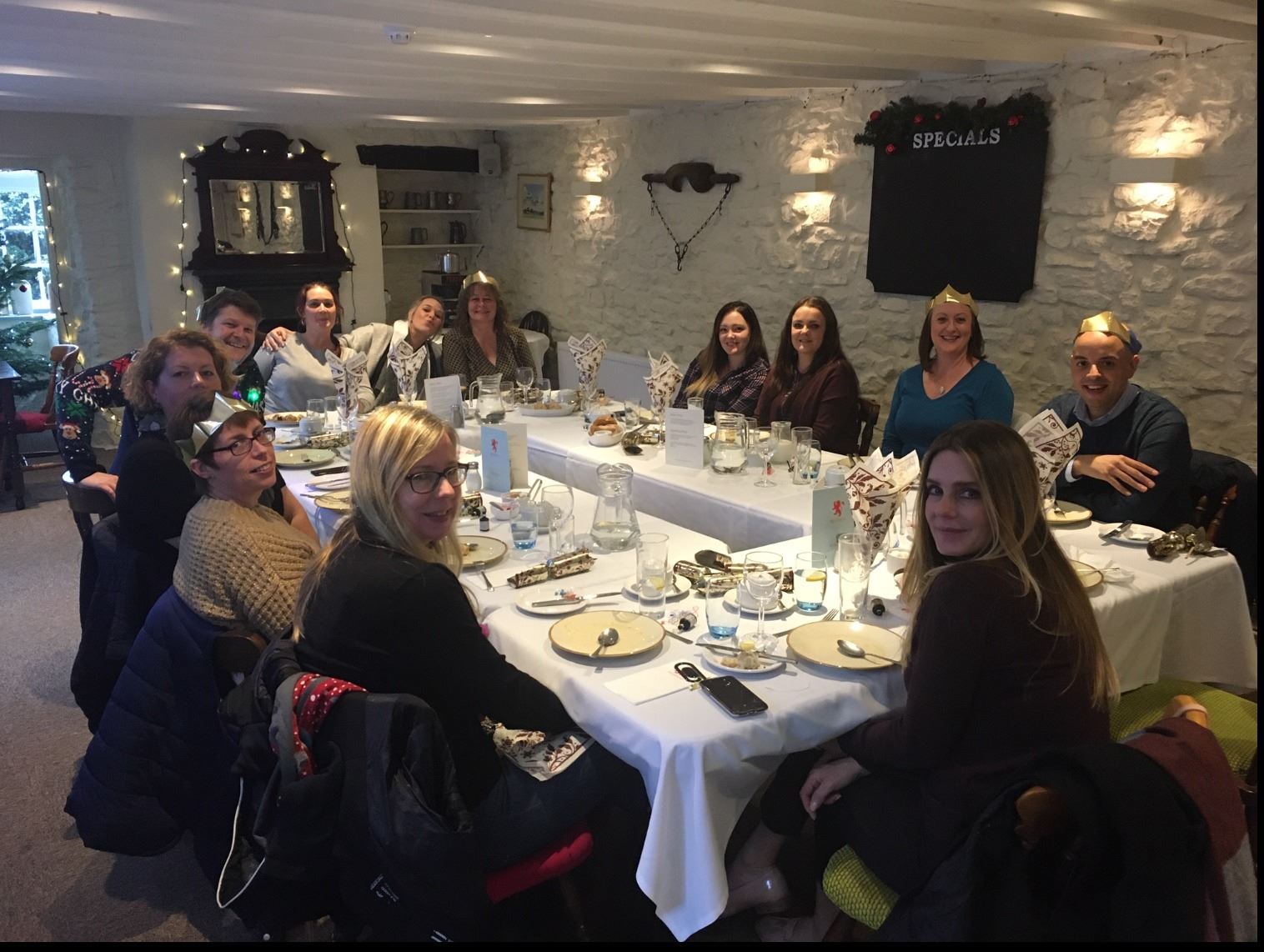 Woodlands Retreats Team Christmas Lunch