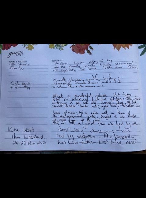 Higher Burrow Farm - Guest Comments